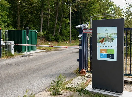 Caso d'uso: ottimizzazione della logistica di piazzale con il check-in camion tramite chiosco outdoor