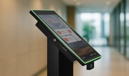 Accoglienza self-service kiosk digitali