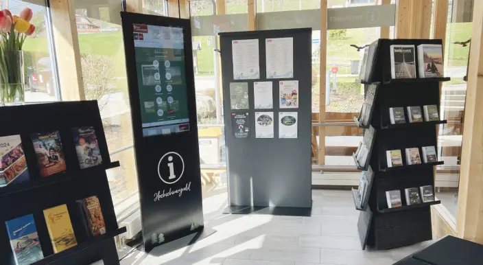 friendlyway Impress 43 Kiosk nell’atrio del centro visitatori di Breitnau