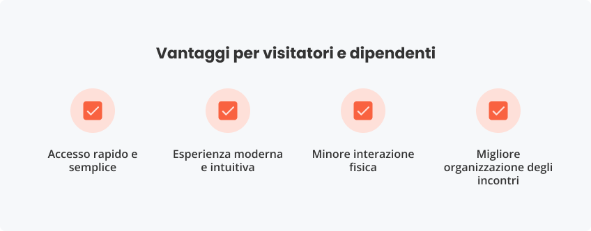 Vantaggi per visitatori dipendenti