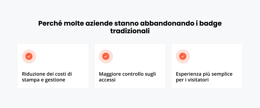 Perché molte aziende abbandonando i badge tradizionali