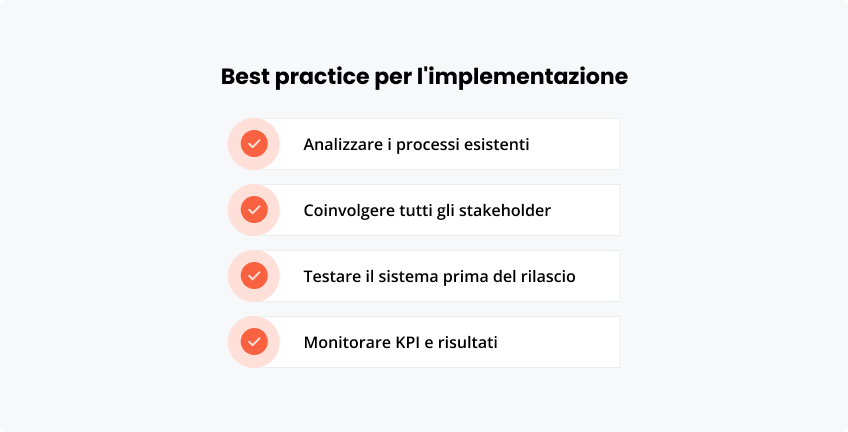 Best practice l'implementazione