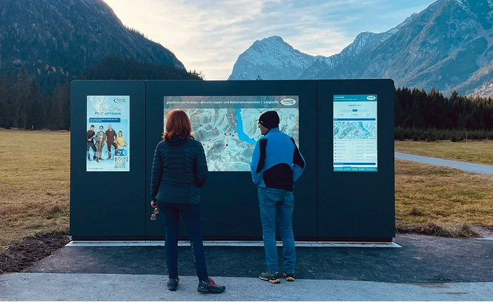 Aggiornamento: Nuovi terminali informativi outdoor per il tempo libero per informazioni intelligenti per gli ospiti